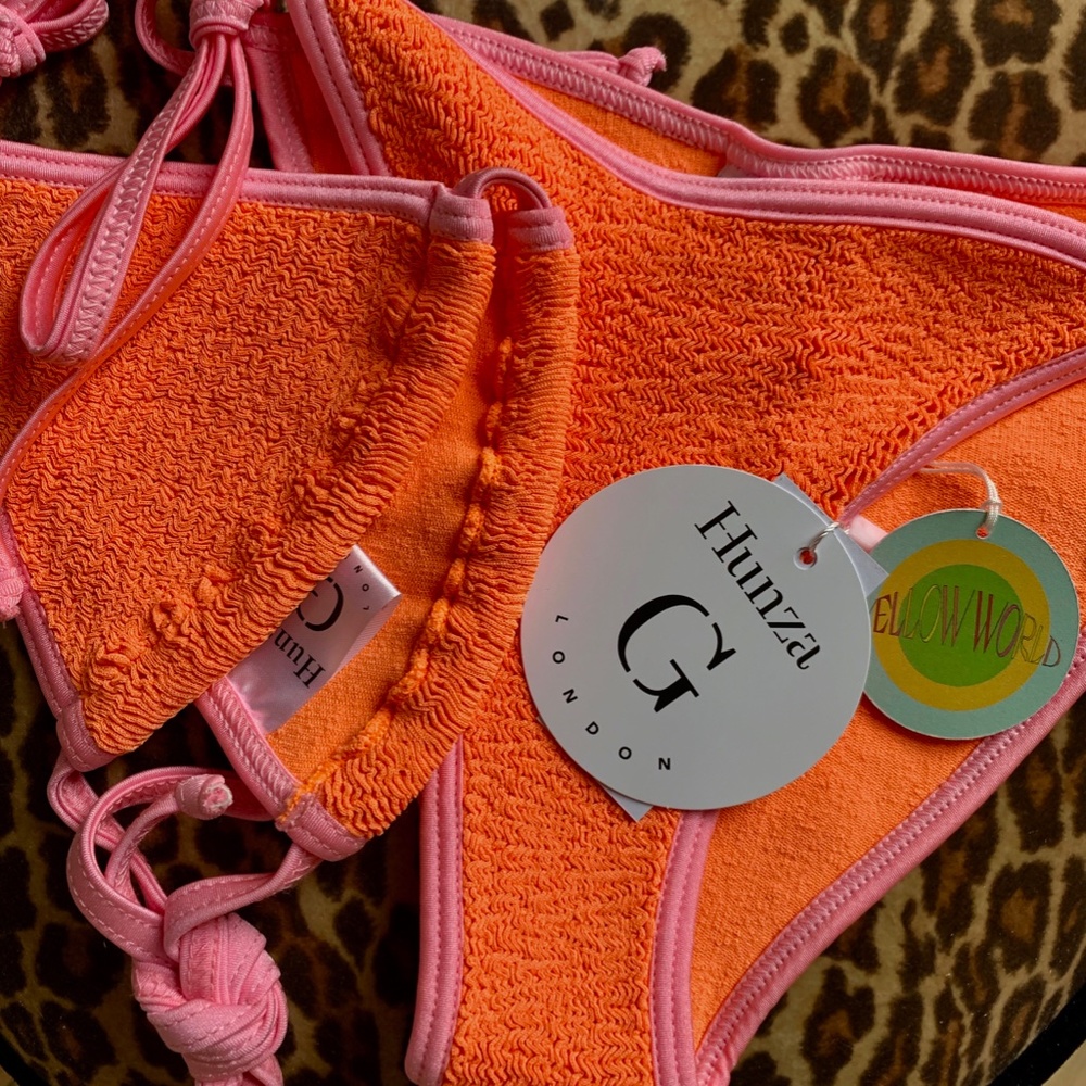 NWT Limited Edition Hunza G x TYW Triangle Bikini